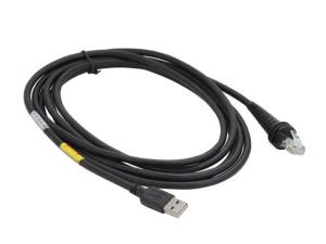 USB Cable Black Type A 3m Coiled 5v Host Power
