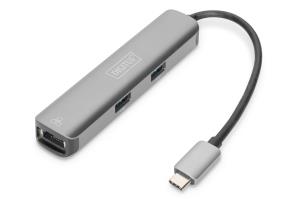 Dock USB Type-C - HDMI (4K/30Hz) / 3x USB-A  RJ45