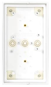 T24m/ Double On-wall Mount Pure White