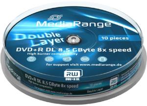 Mediar DVD+r Dl 8.5GB 8x(10)cb