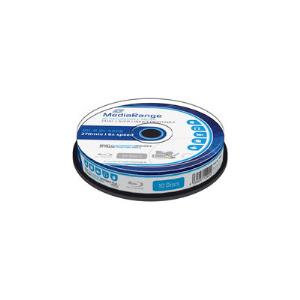 Mediar Bd-r Dl 50GB 6x(10)cbmr509 Cake Box White Inkjet