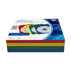 Box67 Mediar Cd Sleeve (100)color Paper Sleeve With Window