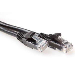 Patch cable - CAT6a - Utp - Snagless Black 1.5m