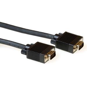 High Performance Vga Connection Cable Male-Male Black 1.8m
