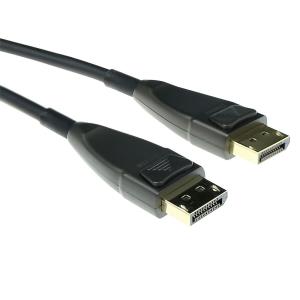 DisplayPort Hybrid Fiber/copper Cable Dp Male To Dp Male - 10m
