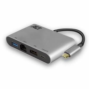 Multiport USB-C 4K Base with HDMI / USB-A / Gigabit Ethernet and USB-C with 60 W PD step