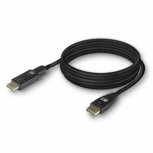 DisplayPort 1.4 Active Optical Cable 8K with Detachable Connector DisplayPort Male - DisplayPort Male 20m
