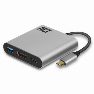 USB-C to HDMI Female Multiport Adapter With PD Pass-through 60w 4k USB-A