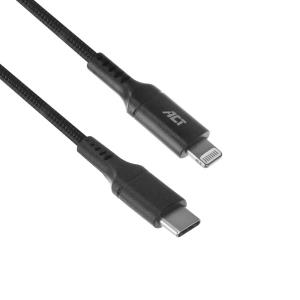 USB 2.0 Charging/data Cable C Male - Lightning Male 1m