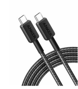310 USB-c To USB-c Cable Braided Nylon 1.8m 240w Black