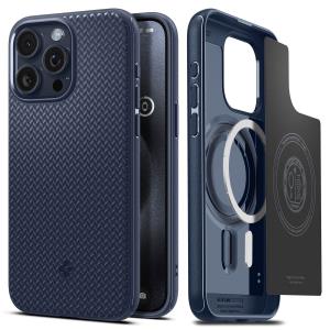 iPhone 15 Pro Max Case 6.7in Mag Armor MagFit Navy Blue