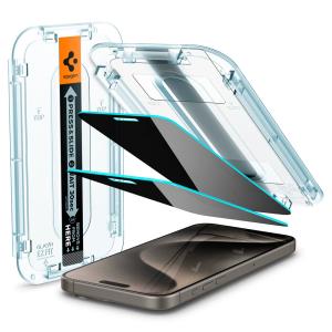 Screen Protector For iPhone 15 Pro 6.1in Glas.tR EZ Fit (Privacy) (2P)
