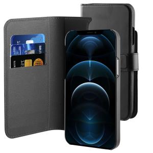 iPhone 12 2in1 Wallet Case Black