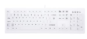 AK-C8100F-U1 - Hygiene Desktop Sealed - Keyboard - Corded USB - White - Qwerty US